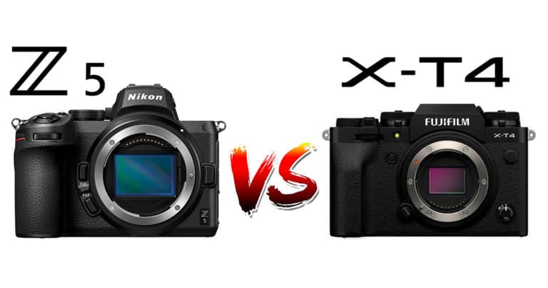 Nikon Z5 vs Fujifilm X-T4.