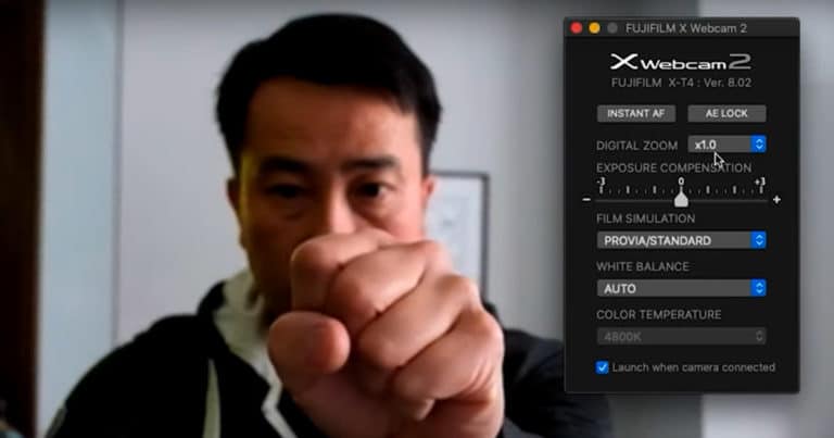 Fujifilm X Webcam 2.0: nuevo panel de control de cámara desde el ordenador