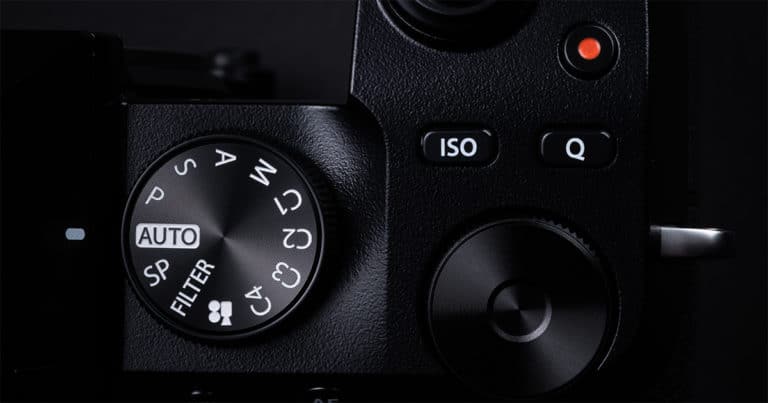 Dial de modos de disparo de la Fujifilm X-S10