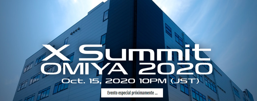 X Summit Omiya 2020, evento en streaming en el que se presentará a la Fujifilm X-S10.
