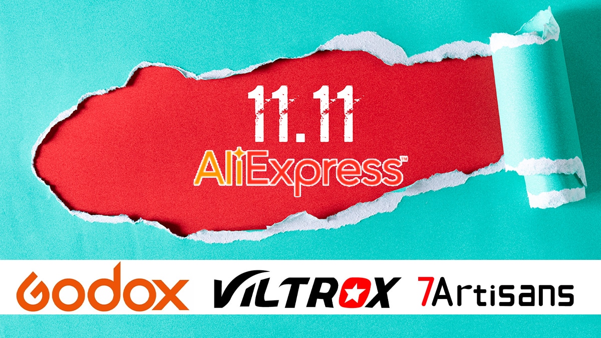11/11 ofertas del día del soltero en Aliexpress en fotografía.