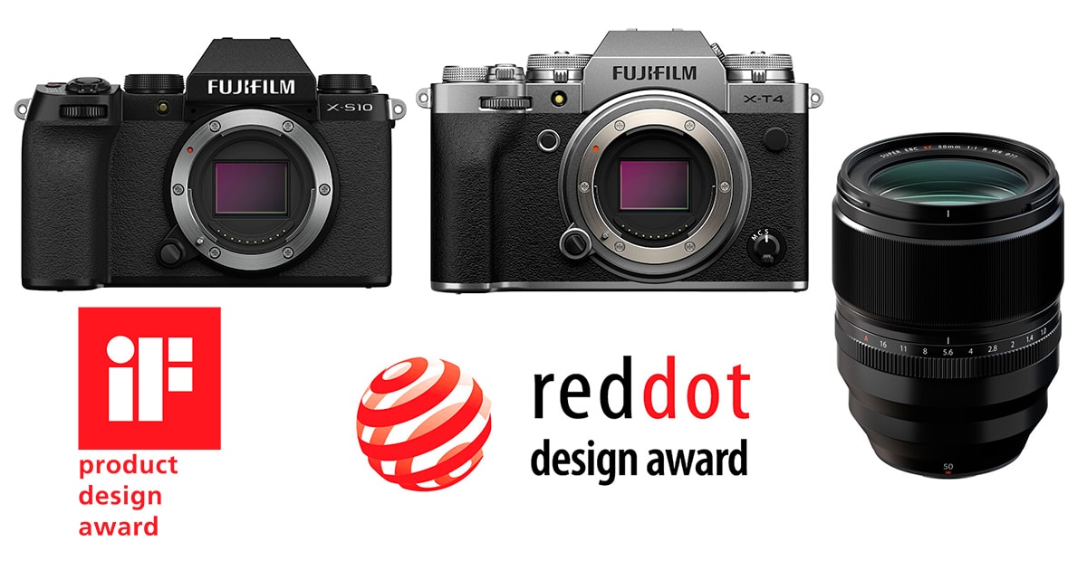 Red Dot Design Award e IF Design Award, premios para fujifilm 2021.
