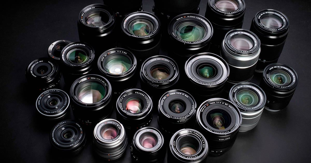 Arsenal de objetivos Fujinon para cámaras Fujifilm de la Serie X.