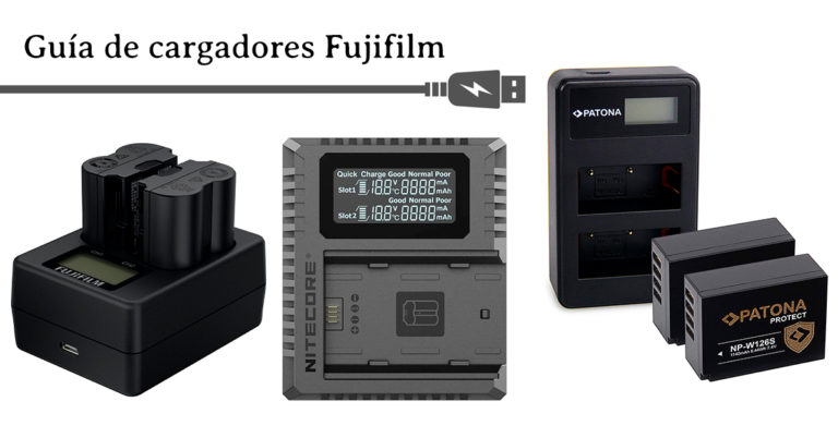Los mejores cargadores de baterías para cámaras Fujifilm