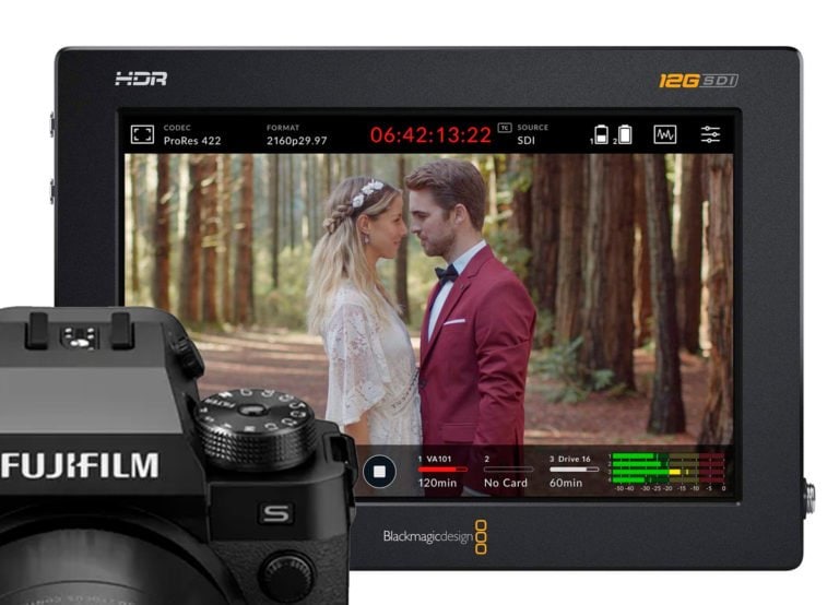 Blackmagic Video Assist añade grabación de BRAW para la Fujifilm X-H2s