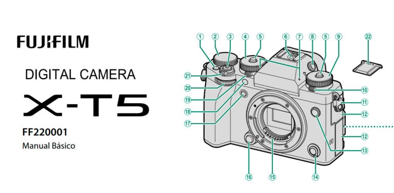 Ya está disponible el manual de la Fujifilm X-T5