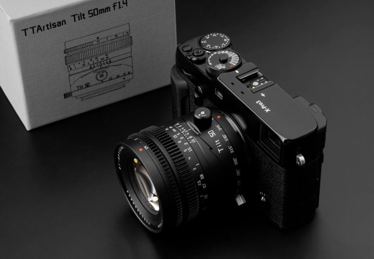 TTArtisan 50mm F1.4 Tilt , objetivo inclinable para Fujifilm X de bajo coste