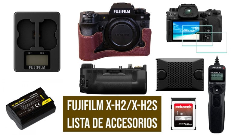 Accesorios para las Fujifilm X-H2 y Fujifilm X-H2S.