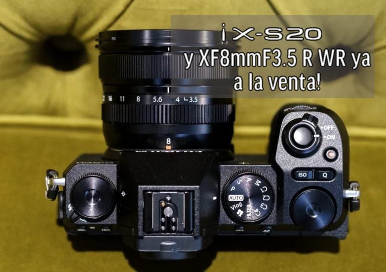 Fujifilm X-S20 y Fujinon XF 8mm F3.5, ya a la venta