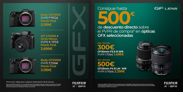 La Serie GFX, más asequible que nunca con las promos otoñales de Fujifilm España