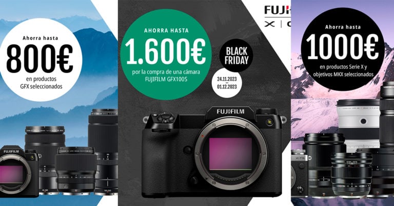 Black Friday: Fujifilm GFX 100S con 1600€ de descuento, grip VG-XH por menos de 50€…