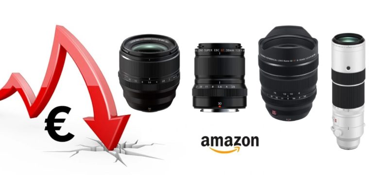 Rebajas Fujifilm en Amazon: Fujinon 30 Macro, 8-16 F2.8, 56 F1.2 WR, 150-600mm…