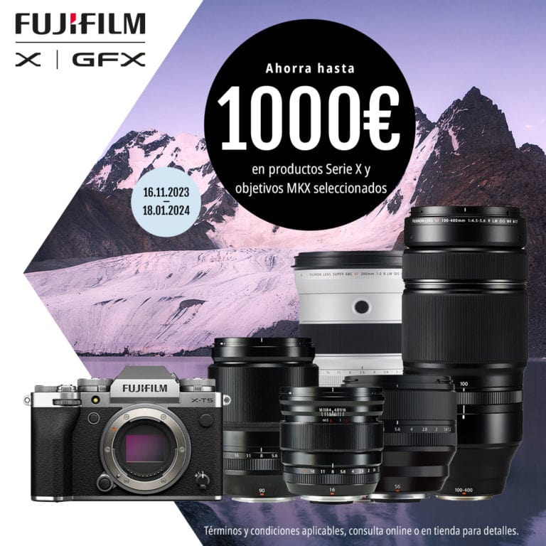 Rebajas de invierno de Fujifilm: hasta 1000€ de descuento directo en cámaras y objetivos