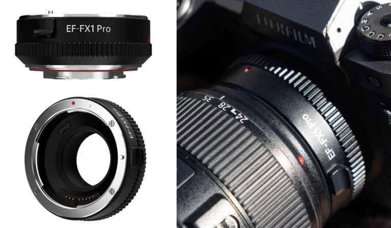 Viltrox EF-FX1 Pro, adaptador de Canon EF a Fuji con AF y control de abertura