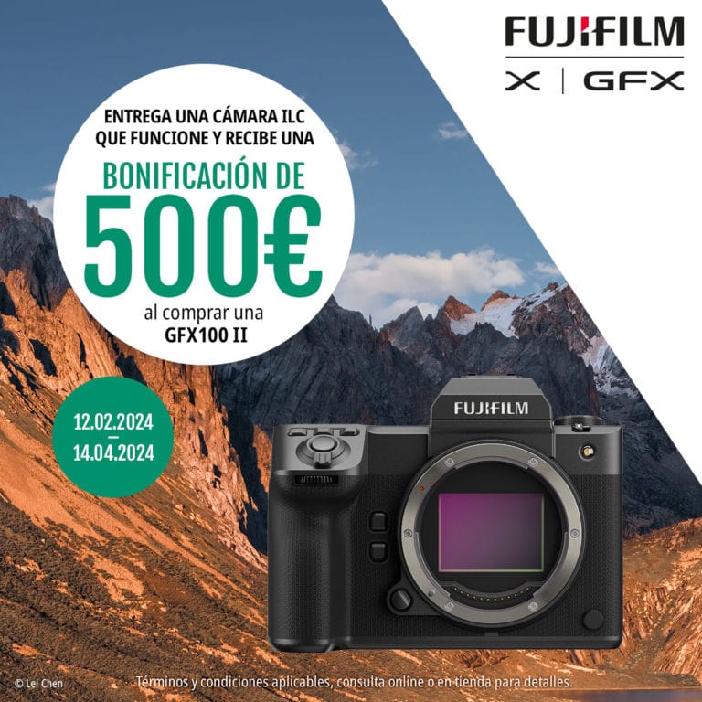 Plan renove cámara usada Fujifilm GFX 100 II