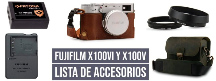 Accesorios para la Fujifilm X100VI