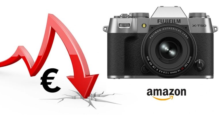 Kit Fujifilm X-T50 + XF 16-50mm, a su precio mínimo histórico en Amazon