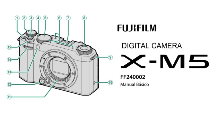 Ya está disponible el manual de la Fujifilm X-M5