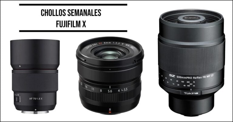 Chollos semanales: Fujinon 8mm F3.5, Samyang 75 F1.8 y Tokina 600mm para Fujifilm X