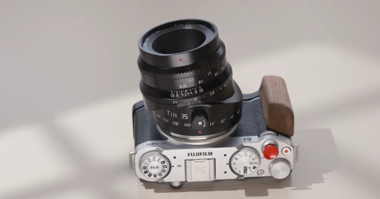 TTArtisan 35mm F1.4 Tilt APS-C, un objetivo con inclinación de focal versátil
