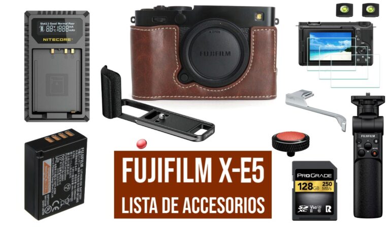 Accesorios para la Fujifilm X-E5